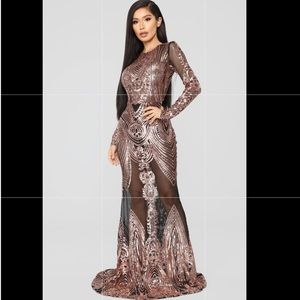 FashionNova Dress NEVER WORN size large